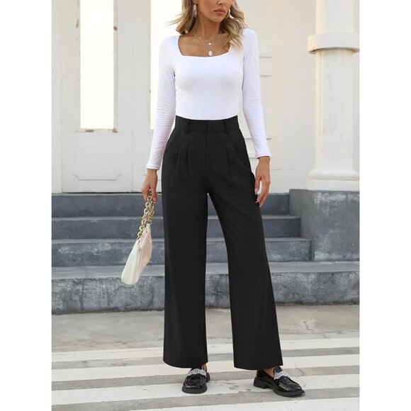 High Waisted Work Pants for Women Business Casual Outfits 2025 Office Dress Pant - Picture 5 of 6